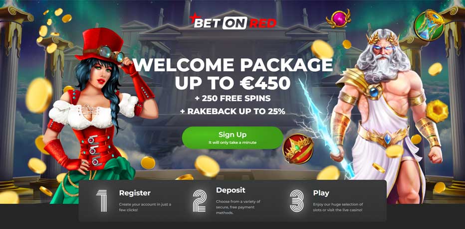Welcome deposit bonus at betonred